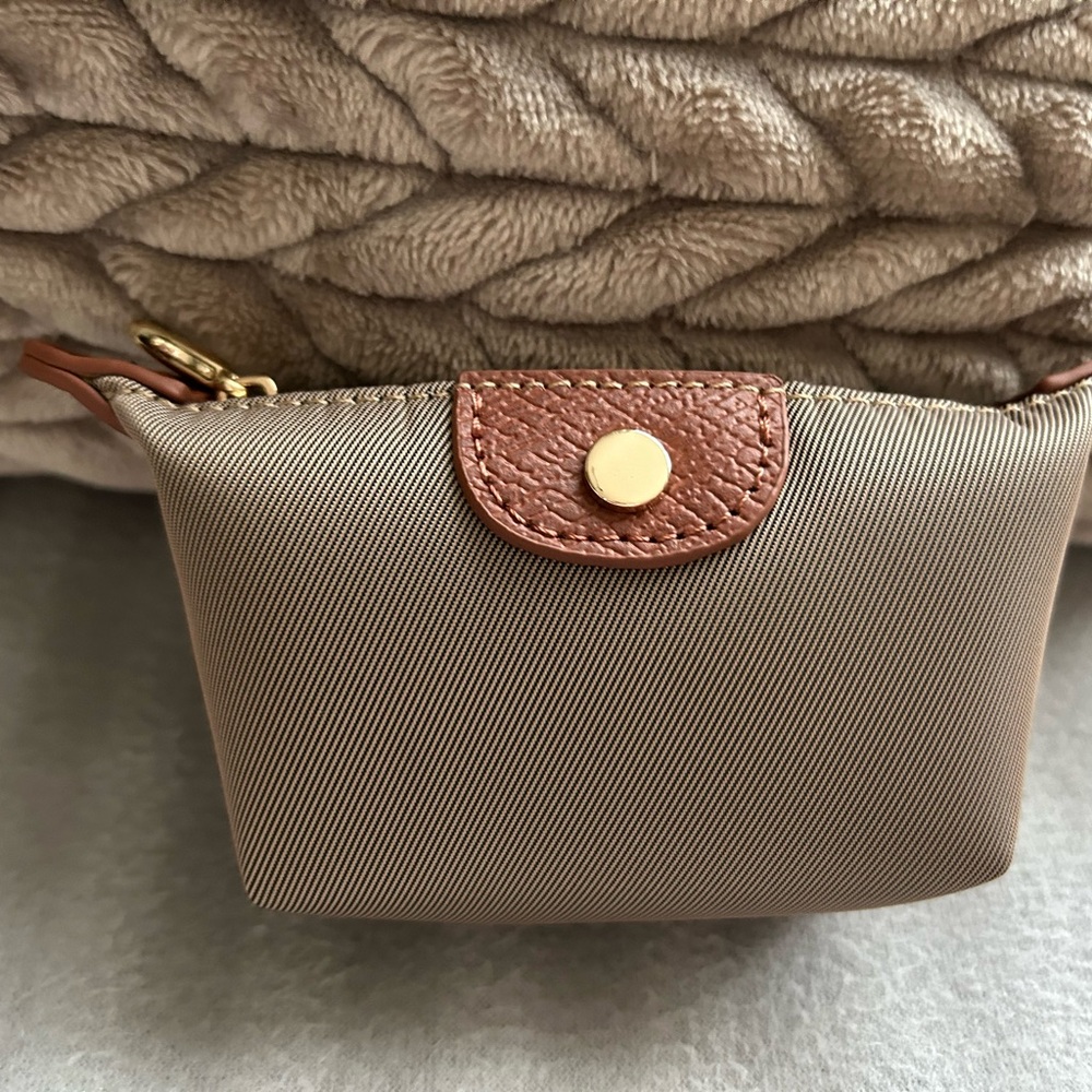 Chic Tan and Brown Cosmetic Bag